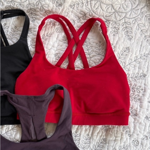 lululemon athletica Other - Lululemon Energy bra, red size 4